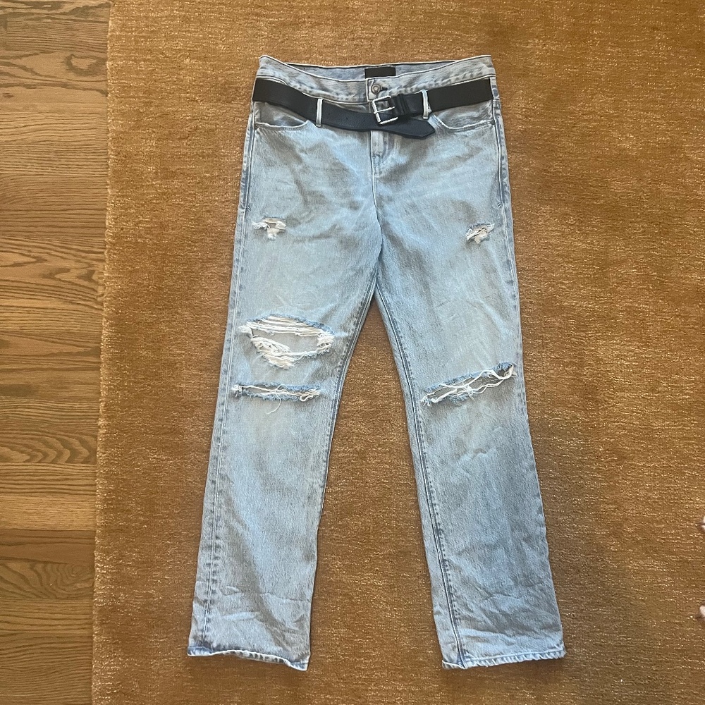 RTA Belted straight Jean